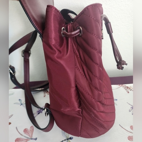 Vanessa Williams Quilted Burgandy Backpack (NWT) main image 8